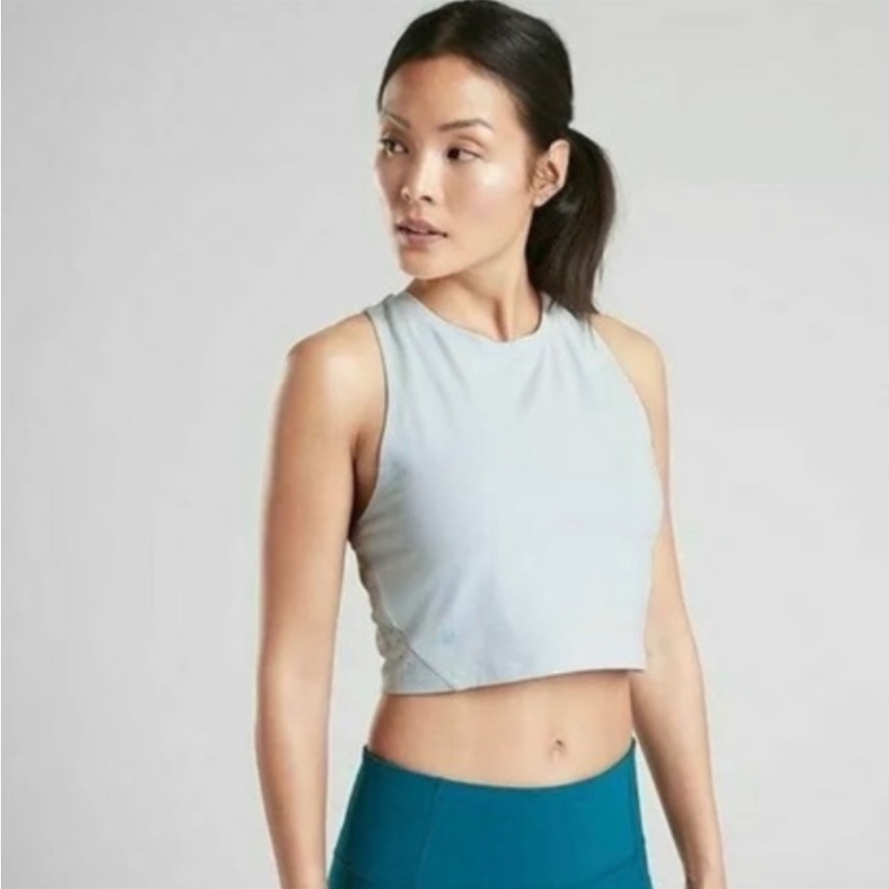 Athleta Crop Tank Shanti Long Line